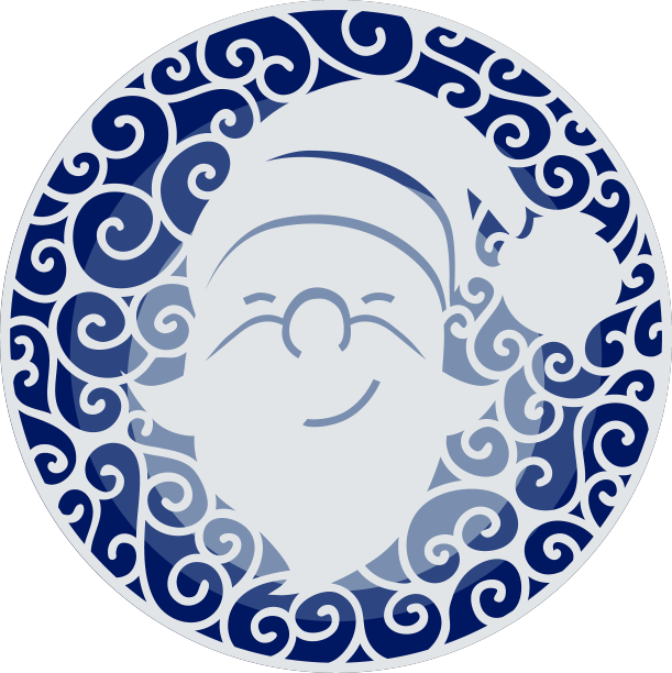 圣诞老人头像剪纸图片下载