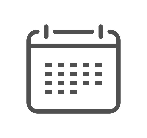 日历相关图标。图片下载