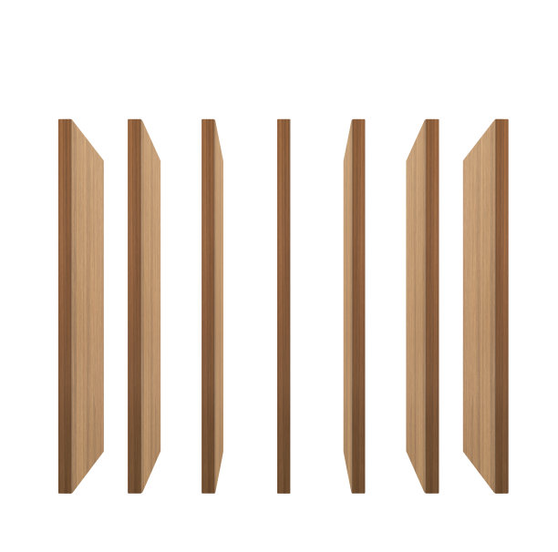 在白色背景上孤立的木板集合。图片下载
