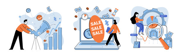 促销折扣销售。网上限时抢购，数字版的淘金热销售指数，衡量市场的温度计图片下载