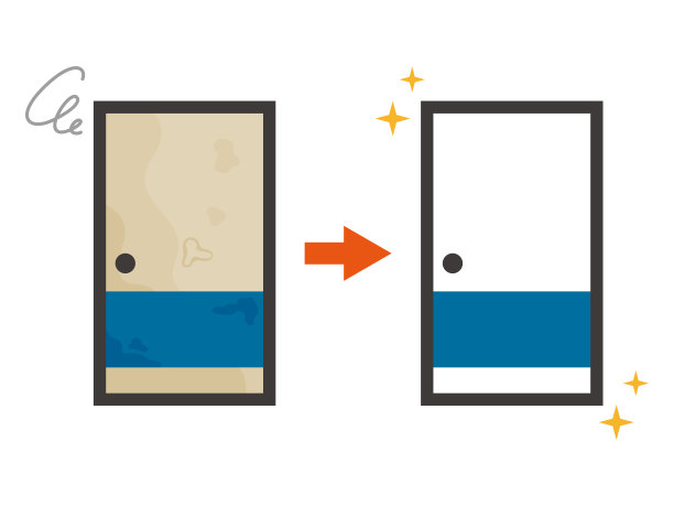 脏糠的前后矢量图图片下载