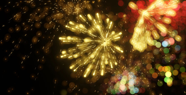 烟花的背景图片下载