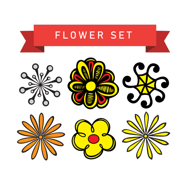 花图标集手绘图片下载