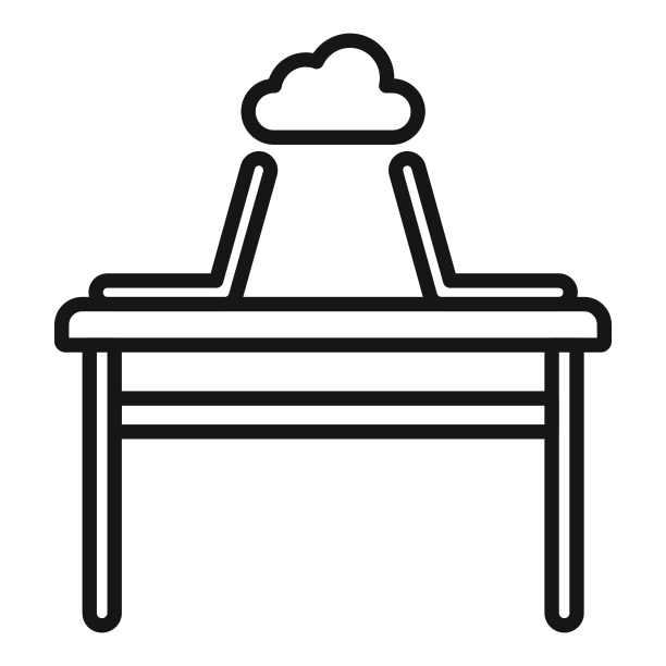 企业笔记本电脑桌面图标轮廓智能图片下载