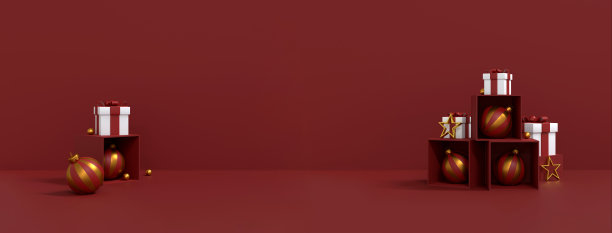 圣诞快乐，新年快乐。图片下载