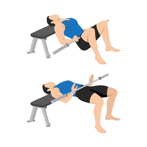 男子在做杠铃练习的杠铃桥图片下载