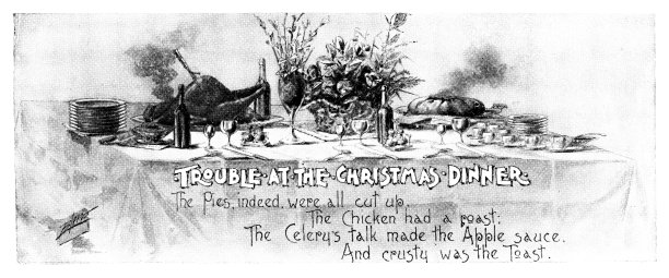 圣诞晚餐幽默诗图片下载