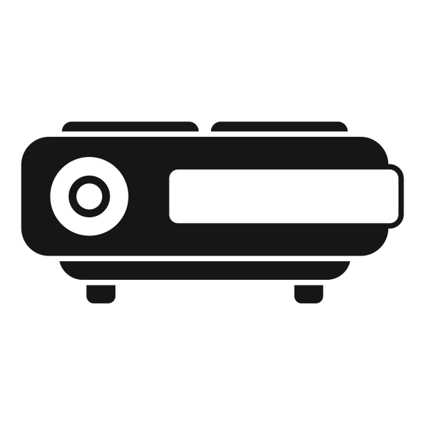 智能办公投影仪图标简单的工作图片下载