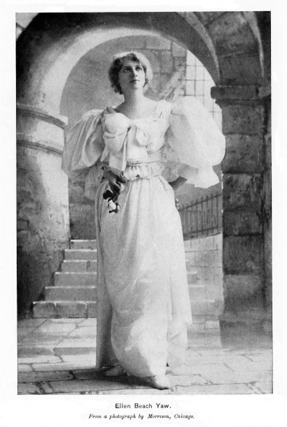 艾伦海滩偏航照片肖像，歌剧歌手，19世纪的美国文化图片下载