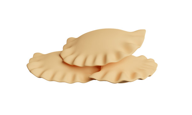 瓦列尼克孤立在白色背景上。乌克兰菜。乌克兰的符号。三维渲染图片下载