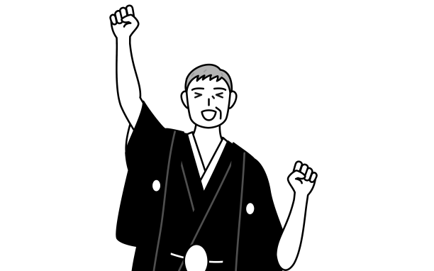 新年和婚礼上的高级男子穿着图片下载