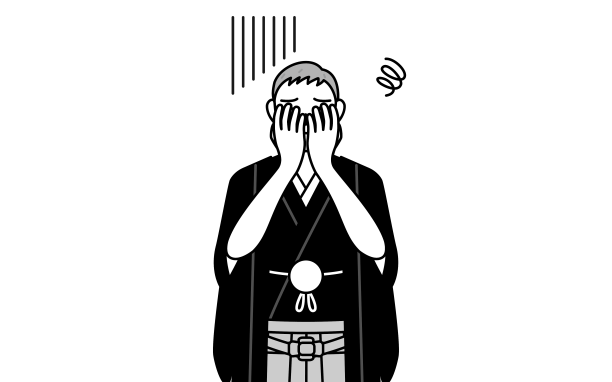 新年和婚礼上的高级男子穿着图片下载