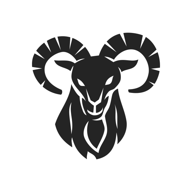 山羊标志模板隔离品牌标识图标图片下载