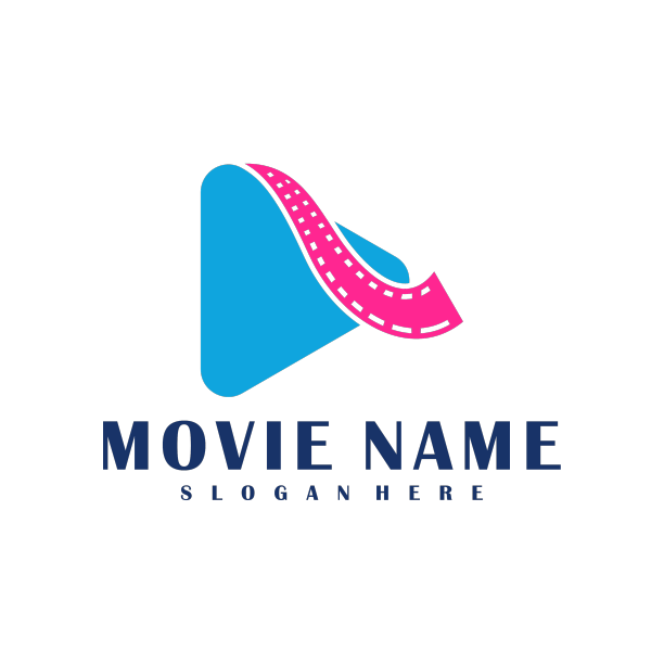 玩电影标志设计概念影院图片下载