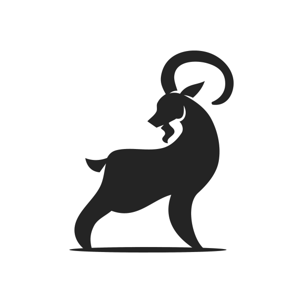 山羊标志模板隔离品牌标识图标图片下载