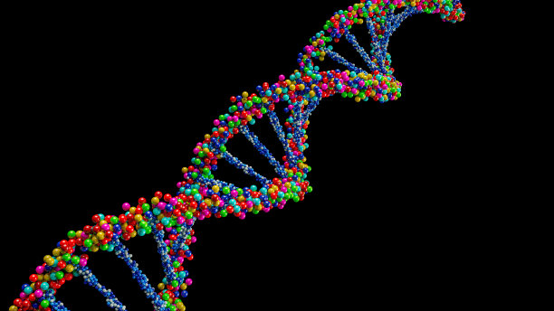 三维彩色DNA图片下载