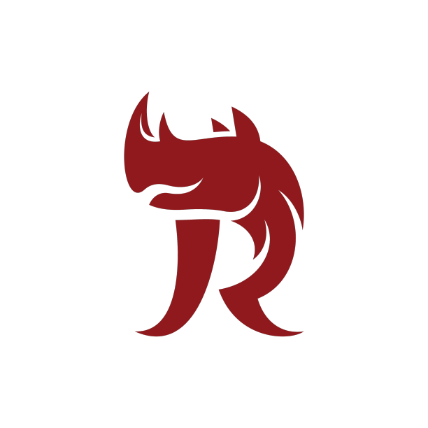 字母犀牛标志设计排版图片下载