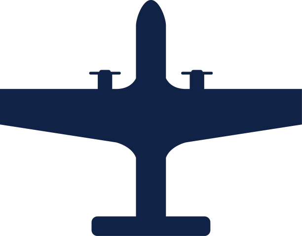 战略飞机俯视图剪影图片下载