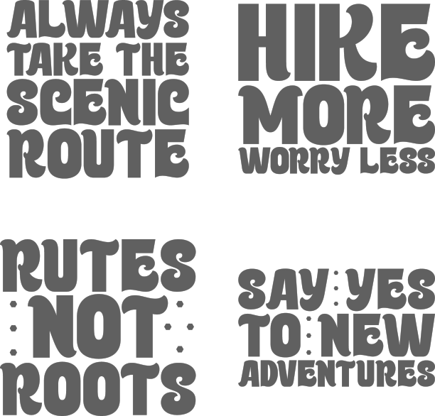 徒步复古SVG设计包图片下载