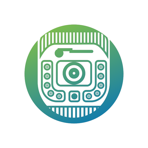 相机标志性的标志设计为您的品牌图片下载