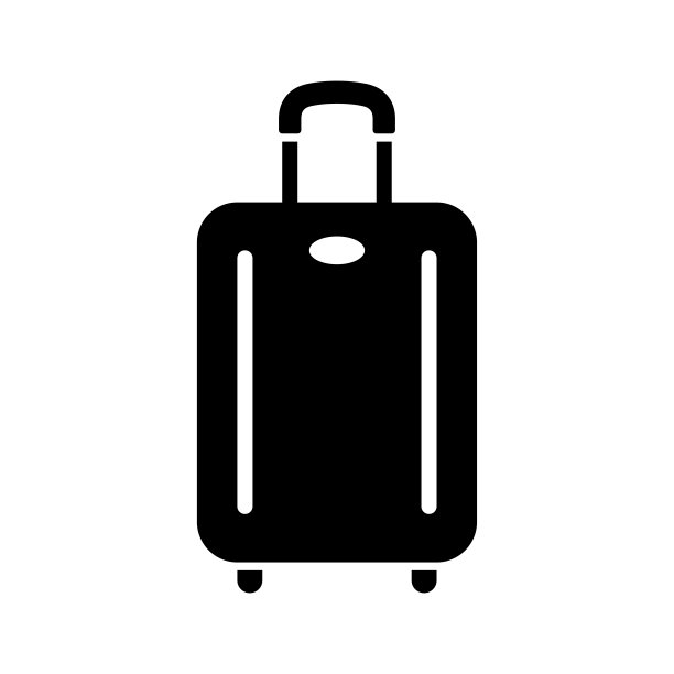 旅行箱图标。图片下载
