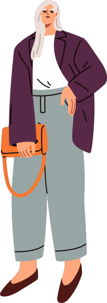 女人穿着时髦的服装，年轻的女性性格图片下载