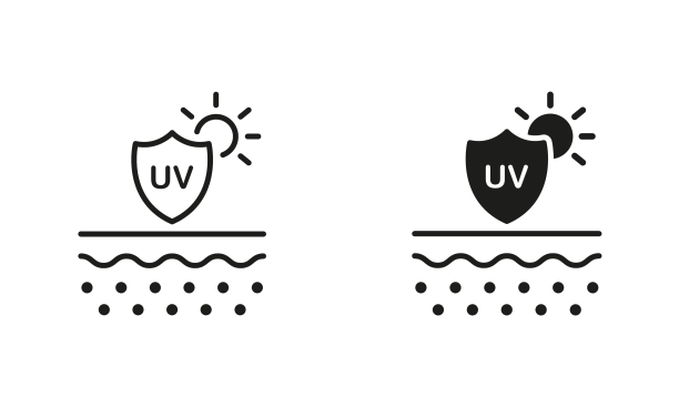 用于皮肤免受紫外线辐射的面霜图片下载