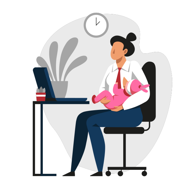 一张母亲和她一起喂婴儿的照片图片下载