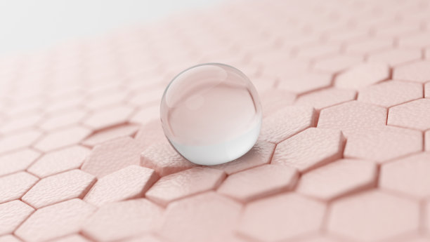 纯净水对皱纹皮肤细胞起作用图片下载