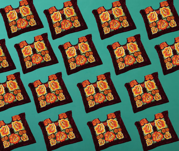 墨西哥新婚夫妇的边境背景图片下载