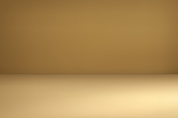 豪华金色工作室房间背景与聚光灯图片下载