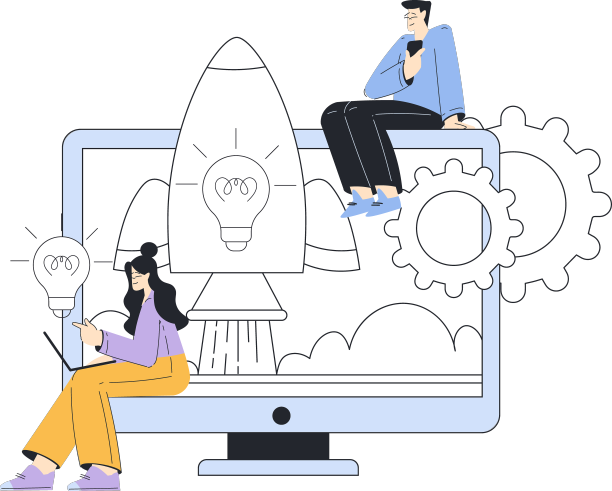 商业与青年男女的性格展开图片下载