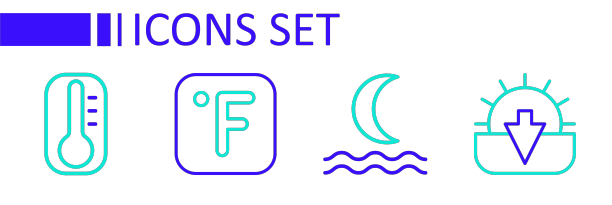 设定日落夜雾或华氏烟雾线图片下载