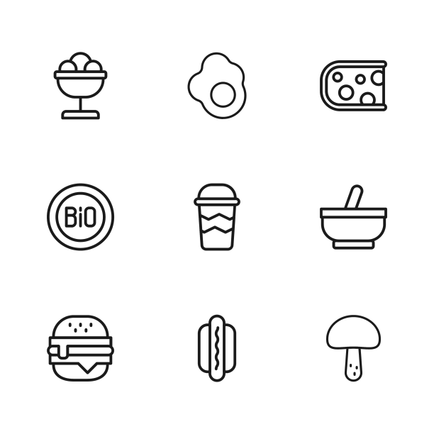 设线热狗臼和香菇咖啡杵图片下载