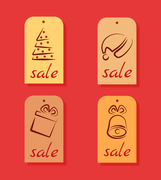 圣诞新年假期大减价促销广告横幅海报设计图片下载