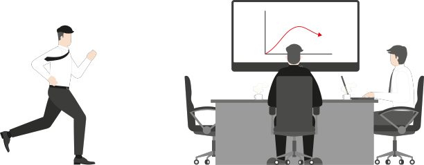 紧急生活方式概念办公室人跑去图片下载