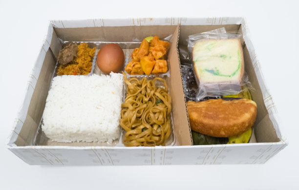 盒装的典型印尼菜有图片下载