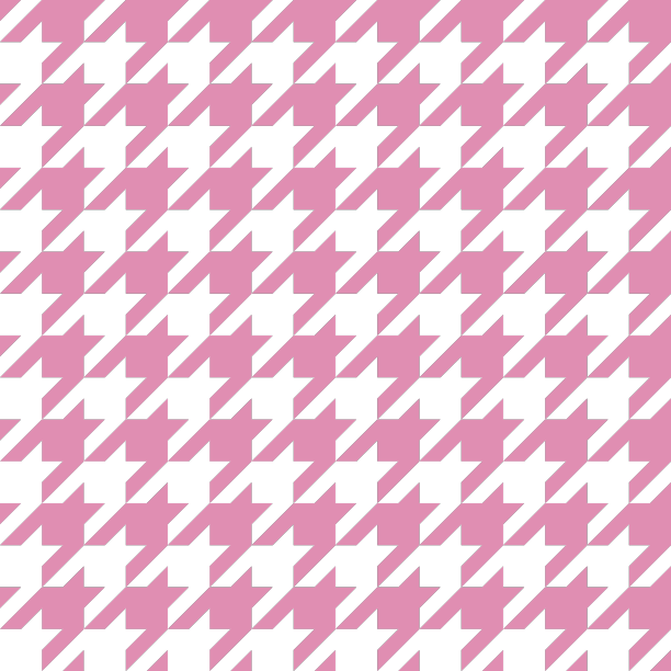 无缝粉黑犬牙花纹图片下载