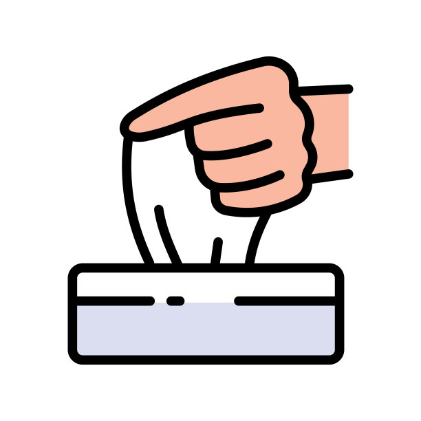 手抗菌擦拭颜色图标。手与湿擦平矢量图标。手拉湿纸巾图标，洗涤和卫生，手纸巾标志，矢量图形图片下载