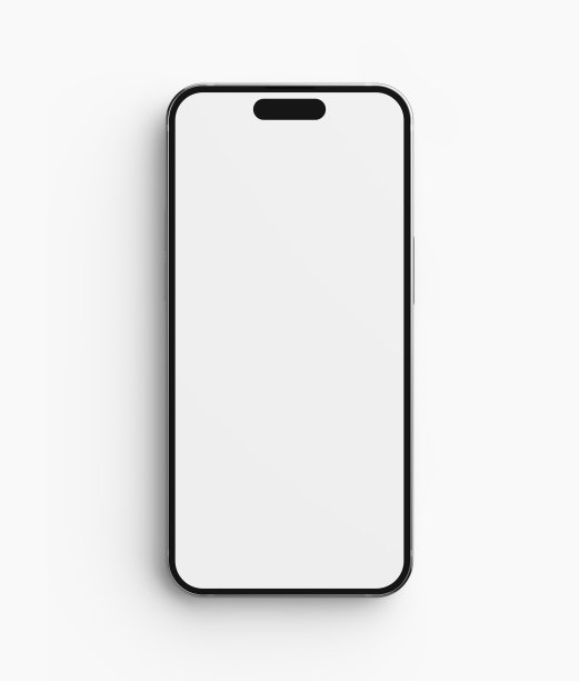 带空白屏幕的智能手机模板图片下载