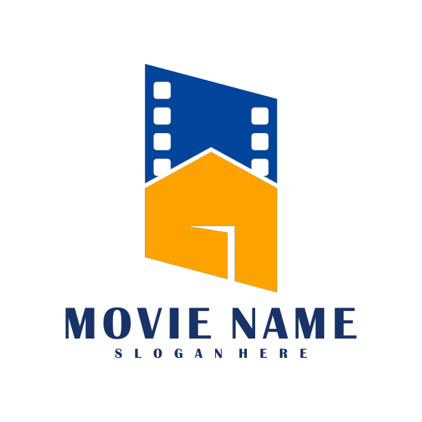 豪斯电影标志设计概念影院图片下载