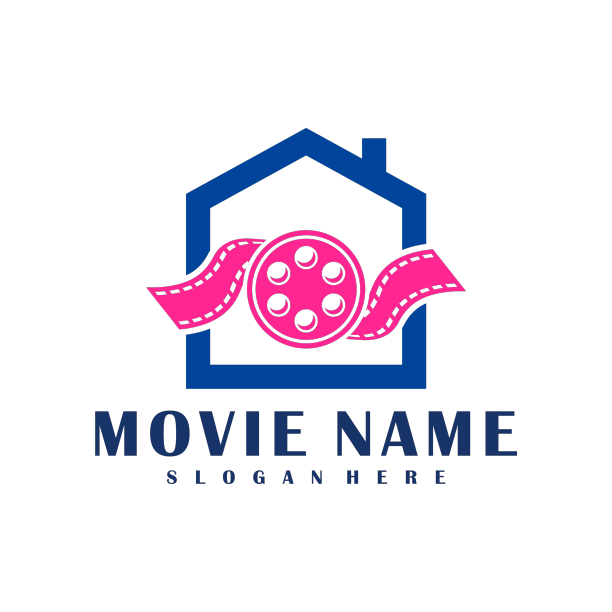 豪斯电影标志设计概念影院图片下载