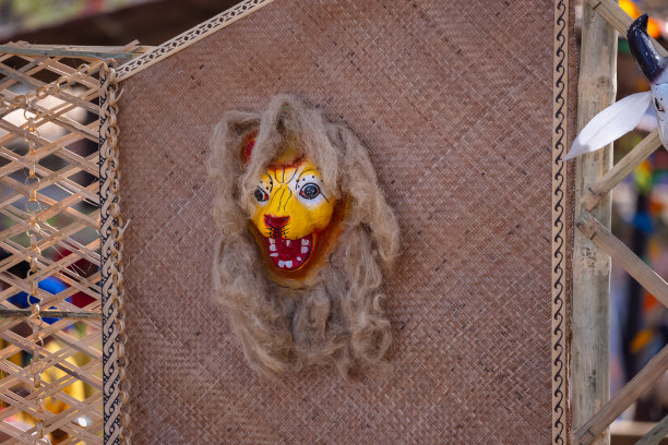 狮子面膜图片下载