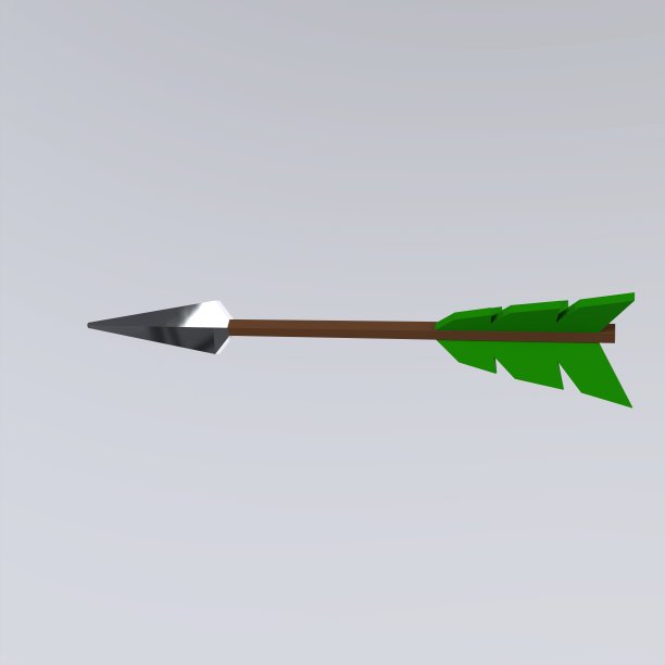 绿箭孤立在白色背景图片下载