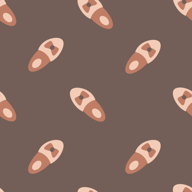 拖鞋无缝花纹图片下载