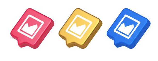 图形图表数学利润业务平方按钮3d逼真的语音气泡图标图片下载