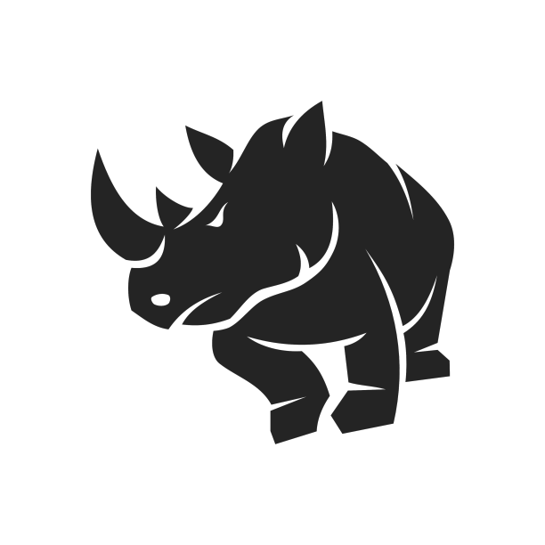 犀牛标志模板隔离品牌标识图标图片下载