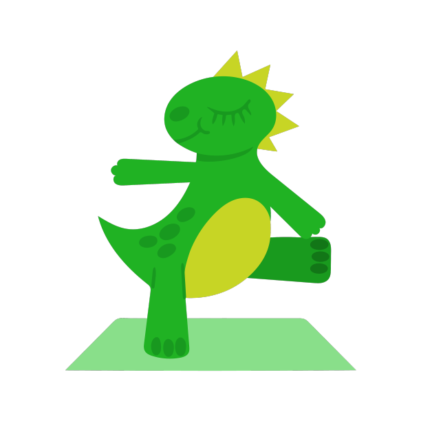 可爱的绿龙参加特别运动图片下载