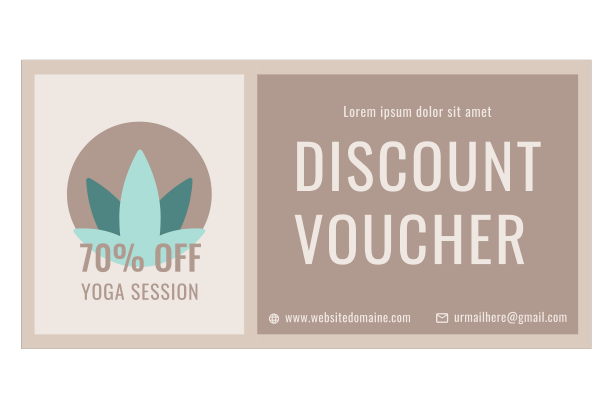 折扣券模板与lotto图片下载