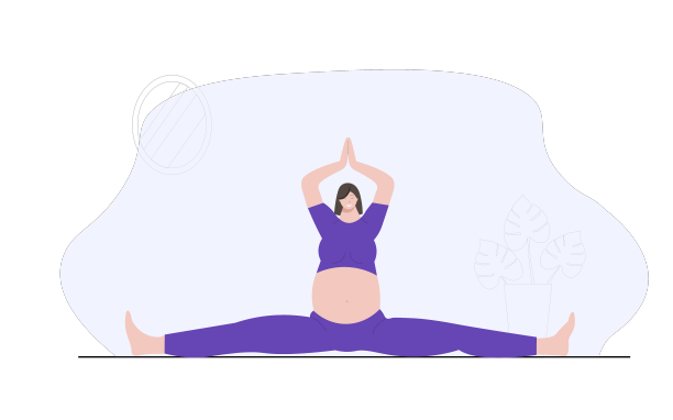 孕妇做瑜伽孕期健康图片下载